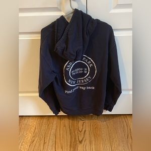 Asbury Park hoodie, and great condition size large! (Navy blue)